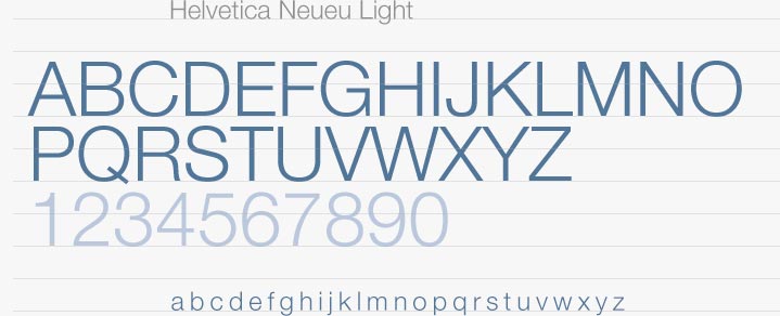 Шрифт Helvetica Neue